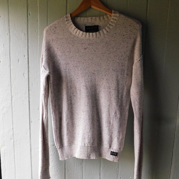 🦔🐾 Cream Crew Neck Sweater Knit 🌳🍃 - Picture 1 of 10